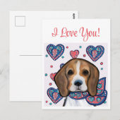 Carte Postale Beagle       (Devant / Derrière)