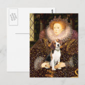 Carte Postale Beagle 1 - Élisabeth Ire (Devant / Derrière)
