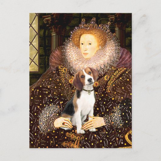 Carte Postale Beagle 1 - Élisabeth Ire (Devant)