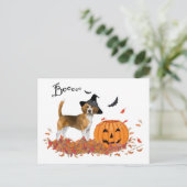 Carte Postale Beagle Halloween (Debout devant)