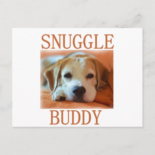 Carte Postale beagle petit pote (Devant)