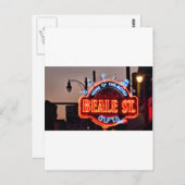 Carte Postale Beale Street (Devant / Derrière)