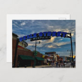 Carte Postale Beale Street (Devant / Derrière)