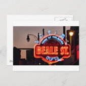 Carte Postale Beale Street (Devant / Derrière)