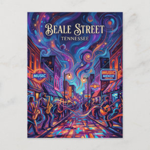 Carte Postale Beale Street Tennessee