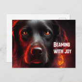 Carte Postale Beaming with joy (Devant / Derrière)