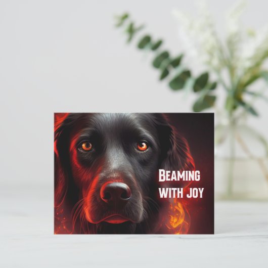 Carte Postale Beaming with joy (Debout devant)