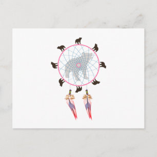 Carte Postale Bear Dream Catcher