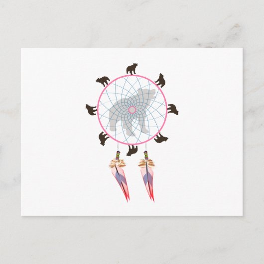 Carte Postale Bear Dream Catcher (Devant)