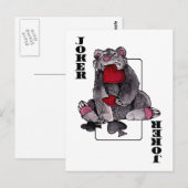 Carte Postale Bear Joker (Devant / Derrière)