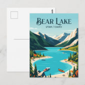 Carte Postale Bear Lake États-Unis (Devant / Derrière)