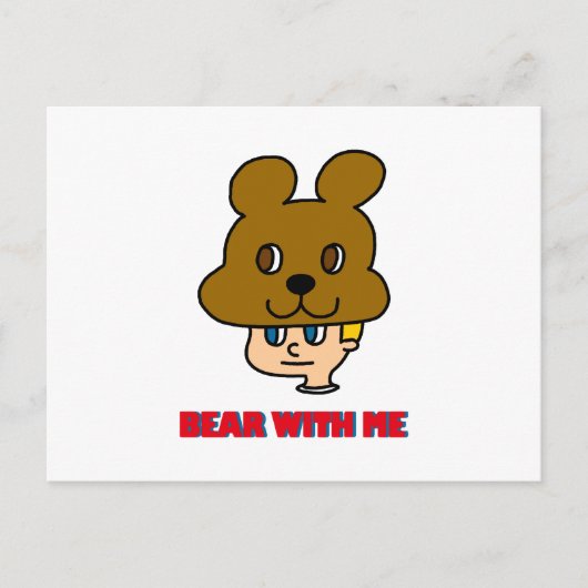 Carte postale Bear with Me (Devant)
