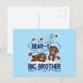 Carte Postale Bear y Big Brother Fils de frère (Devant / Derrière)