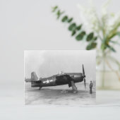 Carte Postale Bearcat de F8F (Debout devant)