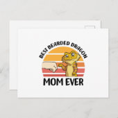 Carte Postale Bearded Dragon Mama (Devant / Derrière)
