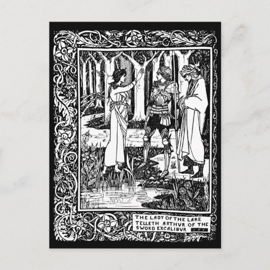 Carte postale Beardsley Excalibur (Devant)
