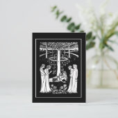 Carte postale Beardsley Lancelot (Debout devant)