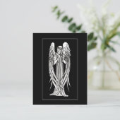 Carte postale Beardsley Nouveau Angel (Debout devant)