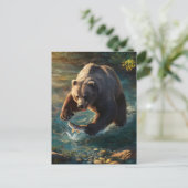 Carte Postale Bears Bounty : Fête de la pêche (Debout devant)