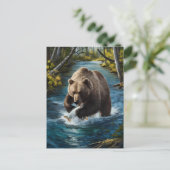 Carte Postale Bears Catch of the Day (Debout devant)