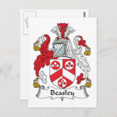 Carte Postale Beasley Family Crest (Devant / Derrière)
