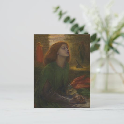 Carte Postale Beata Beatrix par Dante Gabriel Rossetti (Debout devant)