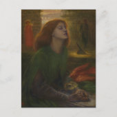 Carte Postale Beata Beatrix par Dante Gabriel Rossetti (Devant)