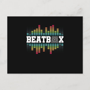 Carte Postale Beatbox Hiphop Sound Beatboxer Rap Music DJ Cadeau