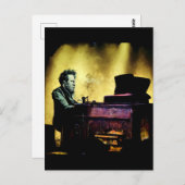 Carte Postale Beatnik/ hommage à la chanteuse folk (Devant / Derrière)