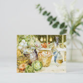 Carte Postale Beatrix Potter Benjamin Bunny Green Grocer (Debout devant)