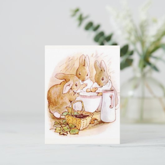 Carte Postale Beatrix Potter du conte de Pierre le lapin (Debout devant)