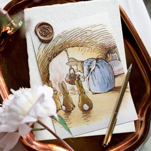 Carte Postale Beatrix Potter du conte de Pierre le lapin