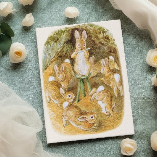 Carte Postale Beatrix Potter Frolicking Bunnies