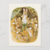 Carte Postale Beatrix Potter Frolicking Bunnies (Devant)