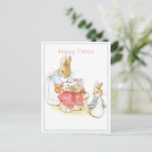 Carte Postale Beatrix Potter Joyeuses Pâques (Debout devant)
