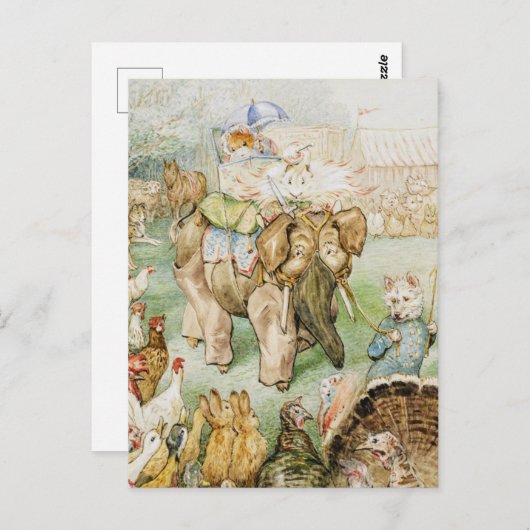 Carte Postale Beatrix Potter La Caravane Fée (Devant / Derrière)