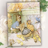 Carte Postale Beatrix Potter Le conte du gingembre et des chaton