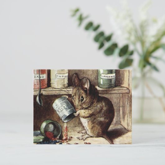 Carte Postale Beatrix Potter Mauvais Souris Riz (Debout devant)
