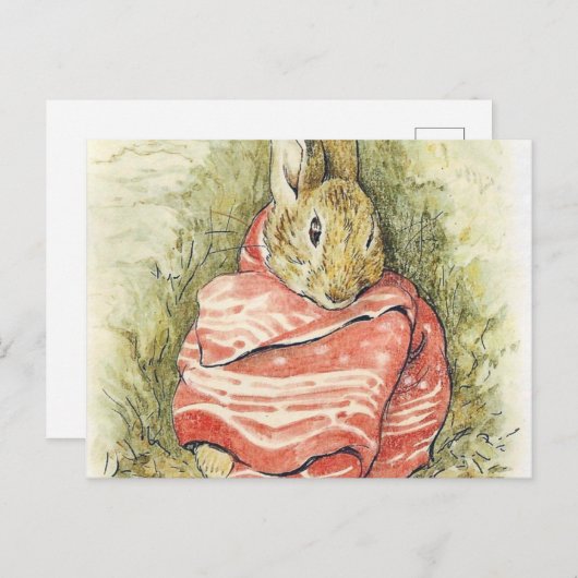 Carte Postale Beatrix Potter Rabbit (Devant / Derrière)