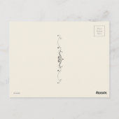 Carte Postale Beatrix Potter, Souris Dame, Tasse à thé (Dos)