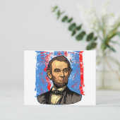 Carte Postale Beau Abraham Lincoln Portrait (Debout devant)