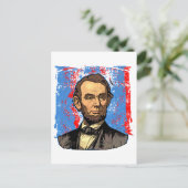 Carte Postale Beau Abraham Lincoln Portrait (Debout devant)