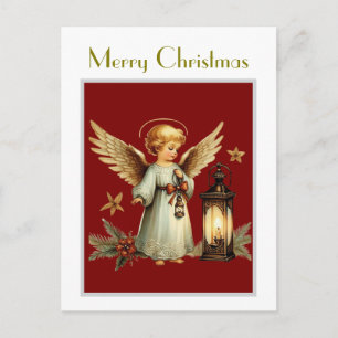 Carte Postale Beau Ange de Noël Vintage