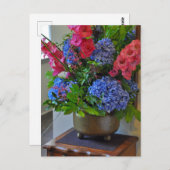 Carte Postale Beau arrangement floral (Devant / Derrière)