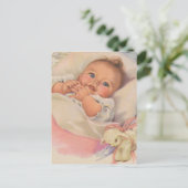 Carte Postale Beau bébé souriant Vintage (Debout devant)