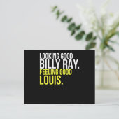 Carte Postale Beau Billy Ray Se Sent Bien Louis Cadeau (Debout devant)