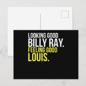 Carte Postale Beau Billy Ray Se Sent Bien Louis Cadeau (Devant / Derrière)