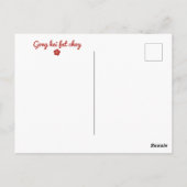 Carte Postale Beau boeuf noir, Nouvel An chinois du boeuf (Dos)