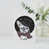Carte Postale Beau Bouledogue. Frenchie (Debout devant)