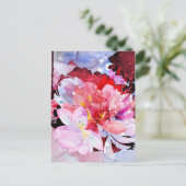 Carte Postale Beau bouquet de fleurs (Debout devant)